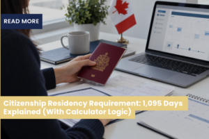 Citizenship Residency Requirement: 1,095 Days Explained (With Calculator Logic)